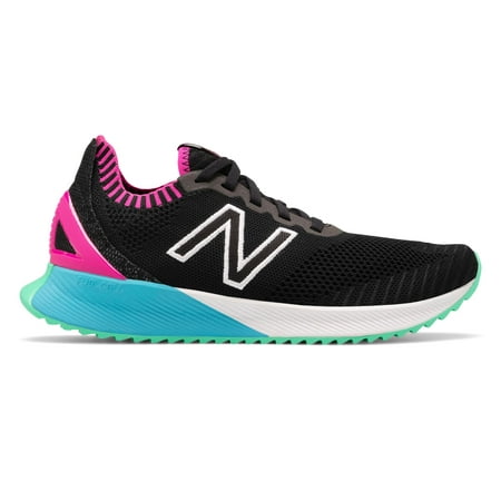 New Balance Women's FuelCell Echo Shoes Black with Pink & Blue