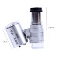 thumbnail image 4 of sweethay Microscopio de 5 a 50 Uds., 60x, lupa con luz LED UV, lupa de bolsillo para joyería, lupa de joyería, herramienta de , Joyas, gemas y relojes, 4 of 6