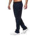thumbnail image 2 of FOCUSNORM Men Casual Long Pants Solid Color Straps Elastic Band Loose Bottoms, 2 of 3
