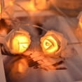 thumbnail image 4 of Guirnalda de luces rosadas con flores, funciona con pilas, 10LED, guirnalda de luces para boda, fiesta en casa, decoraciones interiores y exteriores, 4 of 6