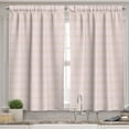 thumbnail image 2 of Ambesonne Blush Pink Valance & Curtain, Modern Diamond Check, 55"x30", Pale Mustard and Blush, 2 of 7
