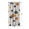 thumbnail image 5 of Autumn Halloween Pumpkins Pattern Shower Curtain 36"x72" ,Bathroom Decorative Shower Curtains Set with 12 Hooks,Modern Waterproof Washable Shower Curtain, 5 of 6