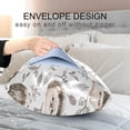 thumbnail image 5 of Coolnut Cute Baby Hedgehog Satin Pillowcase for Hair and Skin Silk Pillowcase, Standard Size(20x26 inches) - Slip Cooling Satin Pillow Covers with Envelope Closure（470） Home Decor Gifts, 5 of 7