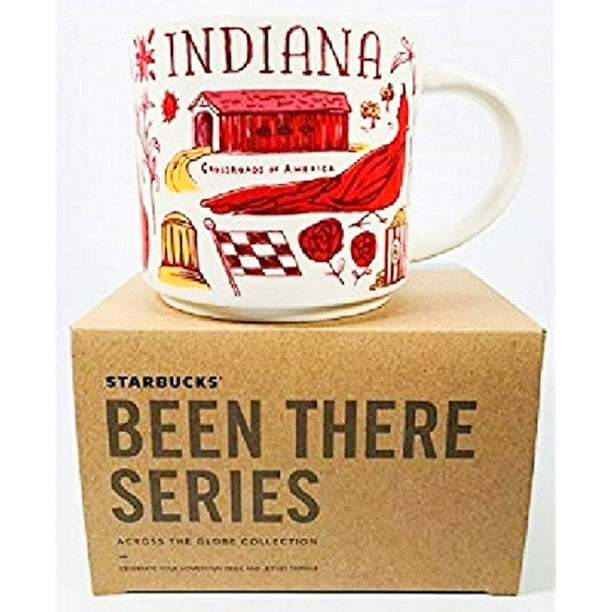 Starbucks Been There Series Collection Indiana Coffee Mug New With Box