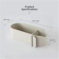 thumbnail image 4 of Soporte para secador de pelo montado en la pared, soporte para secador de pelo, caja de almacenamiento para secador de pelo con caja de almacenamiento, sin perforaciones, impermeable, fuerte adherenci, 4 of 5