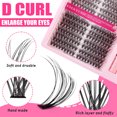 thumbnail image 3 of Kit De Extensión De Pestañas, Kit en Racimos Curl 8-16mm Mixtas DIY Extensiones de Pestañas para Mujeres, 3 of 5