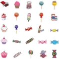 thumbnail image 3 of Pegatinas de dulces, dulces, helados, donas, cupcakes, vinilo impermeable para botellas de agua, Hydro Flask, portátiles, Navidad, 3 of 5