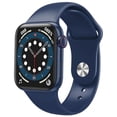thumbnail image 1 of Smart Watch Reloj Inteligente Fralugio Hw12 Serie 6 Full Touch Azul Fralugio Sport, 1 of 2