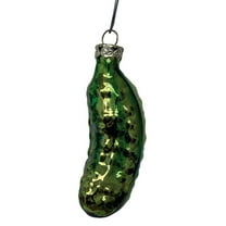 Kurt Adler Noble Gems Old World Glass Pickle Christmas Ornament – Holiday Tree Décor