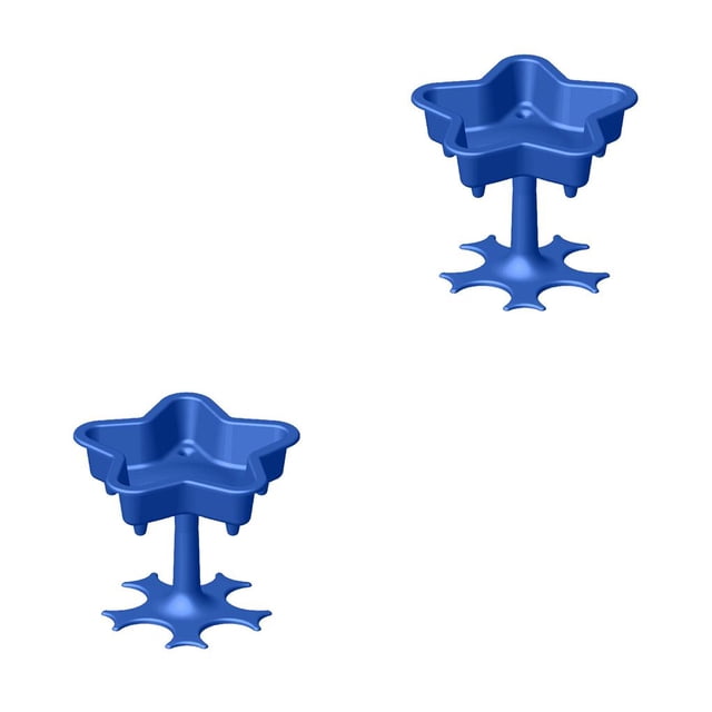 Soporte para dispensador de vino Naiovety 2piezas Azul 5 vasos de chupito