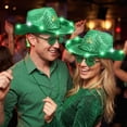 thumbnail image 5 of Alaiyaky St Patricks Day Accessories for Adult, St Patrick's Day Hat, Patrick Costume Accessories Decorations Party Favor Packs Hat Stickers Glasses Accessories Set, 5 of 7
