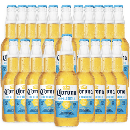 Corona Non-Alcoholic Malt Beverage - 12oz Bottle Mexican Import Brew, Low Carb (17.5g), Low Calorie (60) - Refreshing N/A Beer for Any Occasion