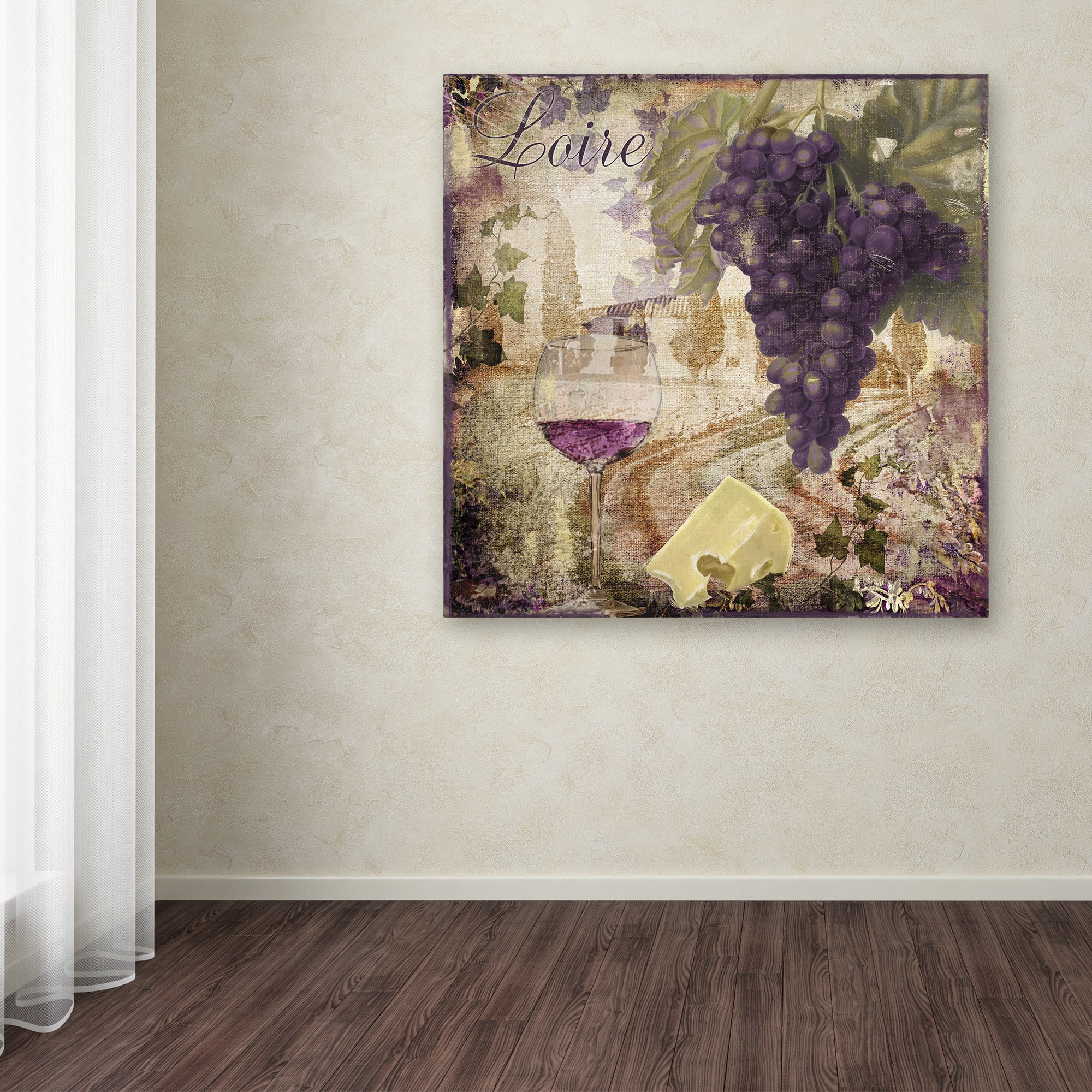 "Wine Country II" Canvas Art by Color Bakery