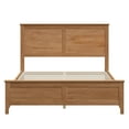 thumbnail image 3 of Euroco Wood Full Size Platform Bed, Wood Color, 3 of 6