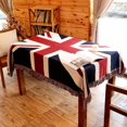 thumbnail image 4 of UK Flag Blankets Bed Sofa Couch Cover Cotton Knit Throw Chair Blanket with Tassels Bedspread Sofa Cover Patriotic For House Decor 130x180cm, 4 of 7