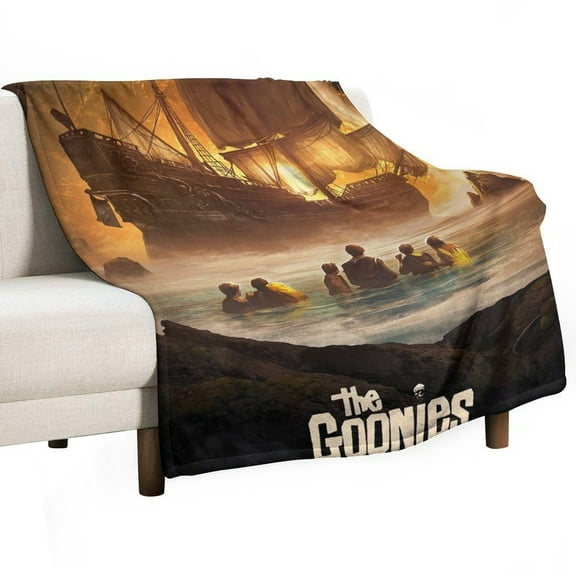 The Goonies Luxury Flannel Blanket - Super Soft Anti-Static Plush Warm Blanket for Sofa Bed - Extra Large Cozy Blanket for Men and Women, Home Decor Gift.