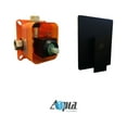 thumbnail image 4 of Aqua Piazza Black Shower Set w/ 8" Square Rain Shower Head, 4 of 4