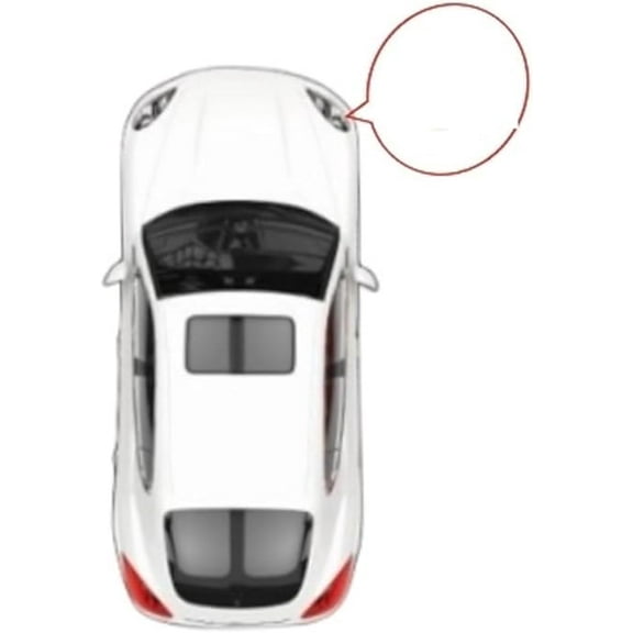 Applicable to Compatible For Lexus LS LS430 2004 2005 2006 Car Decorations Accessories Headlights Lamp Cover Replace The Original Lens(Left)