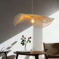 thumbnail image 2 of lionlar Rustic Ceiling Hanging Light Fixture Chandelier Foyer LED Pendant Lighting 1 1 Tier, 2 of 8