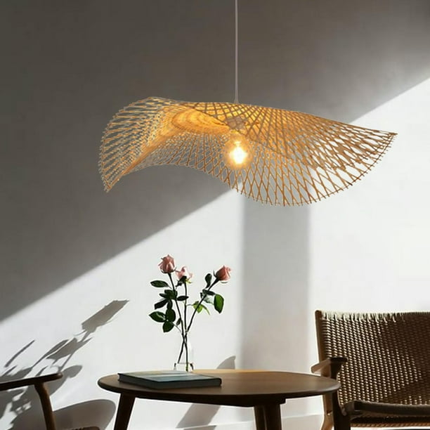 LED Pendant Light Chandelier Wall Lamp Ceiling Hanging Lamp Bamboo