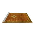 thumbnail image 2 of Ahgly Company Machine Washable Indoor Round Persian Yellow Traditional Area Rugs, 7' Round, 2 of 4