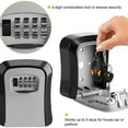 thumbnail image 3 of Key Lock Box, 4 Digit Combination Key Storage Lockbox, Waterproof Wall Mount Key Safe Box for Indoor, Outdoor, Home, Hotels, Airbnb and Schools, 3 of 6