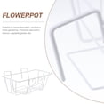 thumbnail image 4 of CIMAXIC 1Pc Iron Balcony Hanging Flowerpot Rack Sqaure Railing Fence Planter Holder,12.6"X5.91"X5.91", 4 of 4