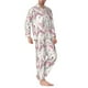 thumbnail image 2 of Fotbe Romantic Travel In Paris Pijama de Hombre con Estampado de Manga Larga, Conjunto de 2 Piezas, Ropa de Dormir Suave y Cómoda con Bolsillos-XX-Large, 2 of 7