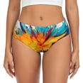 thumbnail image 1 of Balery Colorful Paint Print Ropa Interior de Algodón para Mujer con Dibujo – Braguitas Cómodas y Elásticas, Estilo Clásico-X-Large, 1 of 6