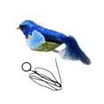 thumbnail image 3 of Electric Cats Toy Interactive Bird Feathered Plush Squeaking Bird for Kitten Blue, 3 of 8