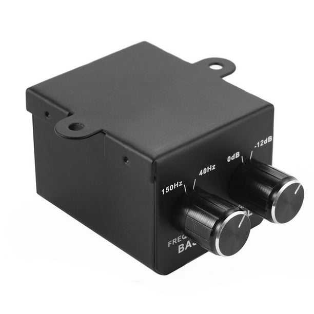 Auto RCA Adjust Line Level Volume Control Knob Subwoofer Equalizer Bass