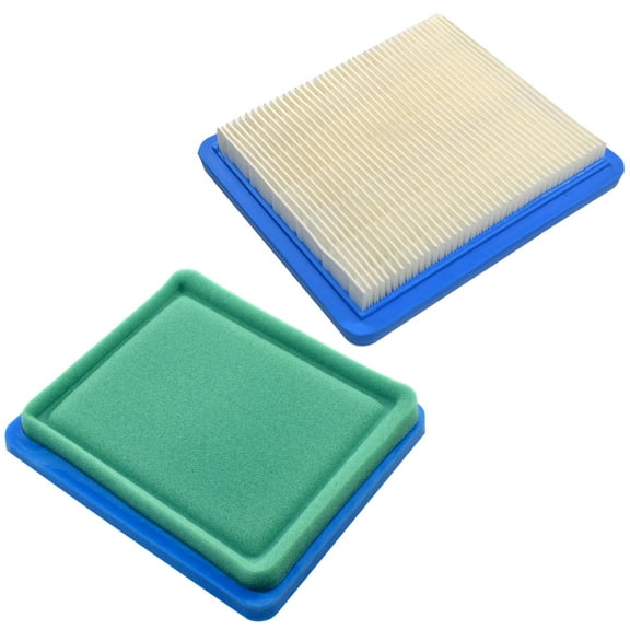 HQRP 2-Pack Air Filter for Briggs & Stratton 133200 135200 137200 138400 150100 150200 15T200 185400 20H100 20H200 20S200 20T200 21T200 25T200 series Lawn Mower Engine