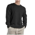 thumbnail image 2 of pstuiky camisas de manga larga para hombre, Camiseta/camiseta de manga larga con cuello redondo para hombre, informal, cálida, de primavera e invierno, a la moda para exteriores salir tops m, 2 of 9