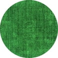 thumbnail image 1 of Ahgly Company Indoor Round Oriental Green Industrial Area Rugs, 8' Round, 1 of 4