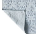 thumbnail image 5 of Beautiful Floral Block Scallop 2 Piece Bath Rug Set by Drew Barrymore, Hydrangea Blue, 17" x 24" & 20" x 30", 5 of 8