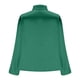 thumbnail image 5 of Seeotter Men's Stylish Silk Satin Cowl Neck Dress Shirts - Loose Long Sleeve Business Casual Lapel Work Shirts, 5 of 6