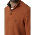 thumbnail image 4 of Chaps Men's & Big Men's Twist Honeycomb Solid Quarter Zip Sweater, 4 of 4