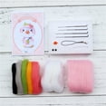 thumbnail image 4 of PENGXIANG Cute Penguin Pattern Handmade DIY Poke Wool Felts Material Production Package, 4 of 6