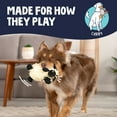 thumbnail image 5 of goDog Fuzzy Wuzzy Lamb Squeaky Plush Dog Toy, Chew Guard Technology, Small, 5 of 8