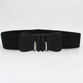 thumbnail image 5 of 4 PCS Black Color Vintage Waist Belts, Women Elastic Stretch Retro Cinch Belt Waistband For Jeans Pants Dresses Shirts, 5 of 5