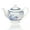 Vintage Indigo, variant on STP GOODS Vintage Indigo Porcelain Teapot in Gift Box 40.6 fl oz (1.2 L) Floral Kitchen Teapot for Loose Tea Tea Pot Tea Brewer Tea and Coffee Pot Kettle for Blooming Teas, White Blue