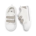 thumbnail image 3 of Bocca Kid's Walking Sneakers White/Grey Boys Canvas Shoes Size 9, 3 of 6