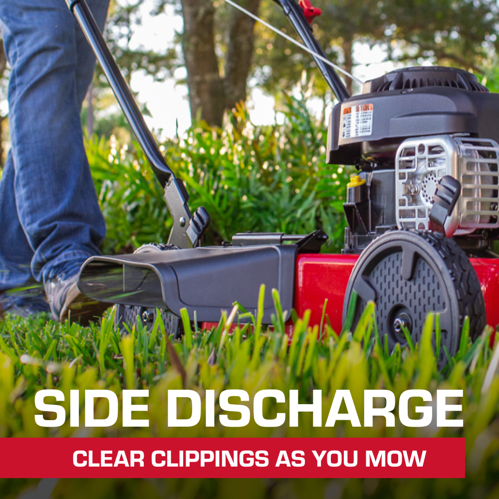 Hyper Tough 20" 125cc Gas Powered Walk-Behind Push Lawn Mower with Briggs & Stratton Engine, Red