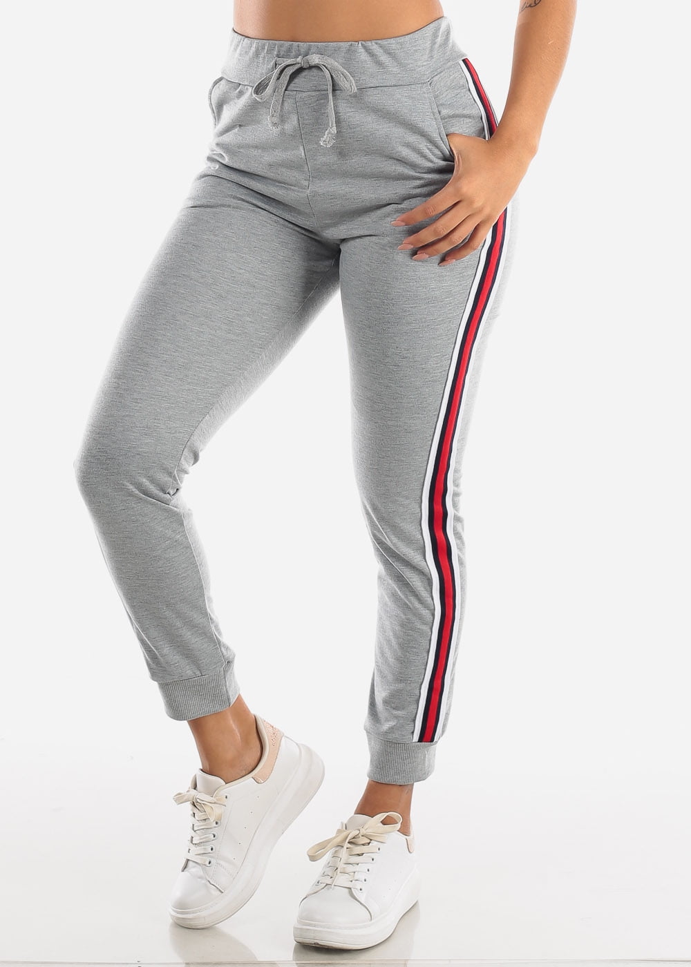 high rise jogger pants