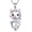 Cat, variant on Cat Necklace for Women 925 Sterling Silver April Birthstone Cat Pendant Necklace Jewelry Gift for Women