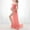 Hot Pink, variant on Maternity Dress for Photoshoot Women Off Shoulder Pregnants Sexy Photography Ruffled Short Sleeve Long Dress Pregnant Woman Front Split Floor Length Dresses Nursing Long Dress