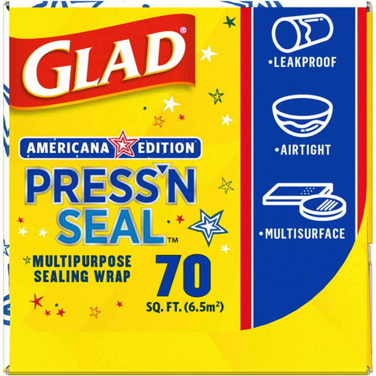 Glad 70441 Press'N Seal Food Plastic Wrap, 11-7/8 x 70' 12 / Case