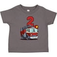 thumbnail image 3 of Inktastic 2nd Birthday Fire Truck Boys or Girls Toddler T-Shirt, 3 of 5