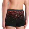 thumbnail image 4 of Kdxio Men's Boxer Briefs with Red Glitter1 Print - Comfortable and Breathable Underwear for Everyday Wear, 4 of 7