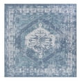 thumbnail image 3 of Unique Loom Outdoor Traditional Collection Area Rug - Valeria (10' Square Blue/Ivory), 3 of 7